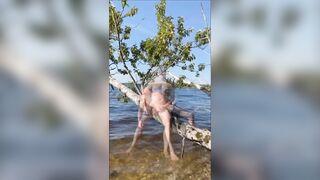 NUDE AT LAKE