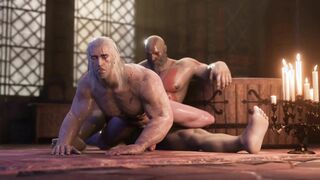 Kratos HEFTY HARD-ON vs. Geralt liberate BOOTIE