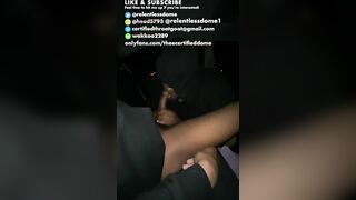 Heterosexual Curved THICK DARK-HUED SPUNK-PUMP Sucked In The Backseat