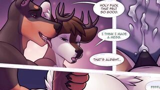 Fur Covered Comic Dub: Intense Lifting by SigmaX Part 2 (Furry comics, Furries, Wooly Hook-Up, Wool Caked)