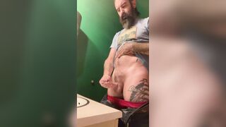 Daddy Masturbating Off At Work Again With Dirty Converse And A Fat Cumsplosion